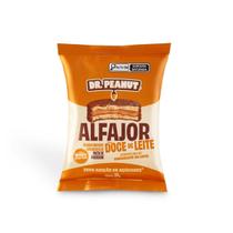 Alfajor com Recheio de Pasta de Amendoim Whey Protein Dr Peanut 35g Sabor Doce de Leite Alfajor com Recheio de Pasta de Amendoim Whey Protein Dr Peanut 35g Sabor Doce de Leite