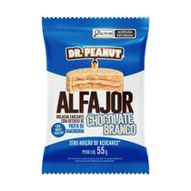 Alfajor Com Whey e Pasta de Amendoim Chocolate Branco 55G Dr. Peanut