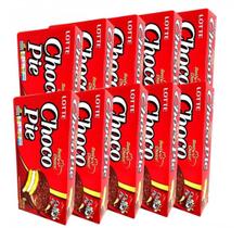 Alfajor De Chocolate Coreano Chocopie 168g - (Kit com 10)