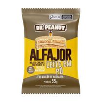Alfajor Dr Peanut Leite Em Pó Whey Protein Sem Açúcar 55g