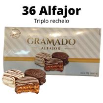 Alfajor Gramado Recheio Triplo Combo com 36 UN +2Kg