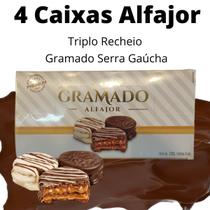 Alfajor Gramado Recheio Triplo Kit com 24 Unidades - 1,3Kg