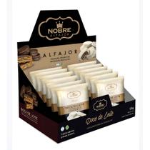 Alfajor Nobre Tipo Argentino Doce De Leite Caixa 12 Branco