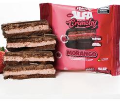 Alfajor Proteico Prado Protein 14g Morango Sem Glúten Kit 10 Unidades