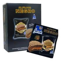 Alfajor uruguaio negro punta ballena caixa com 12 Alfajor uruguaio negro punta ballena caixa com 12