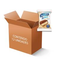 Alfajor Zero Açúcar BRANCO Suavipan Levslim Contendo 12 Unidades De 25g Cada