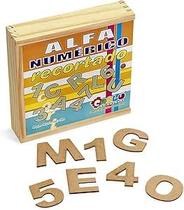 Alfanumérico Recortado - 46 Peças