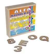 Alfanumérico Recortado em MDF! Desperte a Criatividade Alfanumérico Recortado em MDF! Desperte a Criatividade