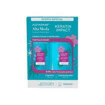 Alfaparf Alta Moda Keratin Impact Kit Shampoo e Condicionador Fortalecedor 300 ml Alfaparf Alta Moda Keratin Impact Kit Shampoo e Condicionador Fortalecedor 300 ml