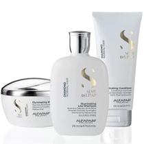 Alfaparf Milano Kit Tratamento Semi di Lino Shampoo Leave in Condicionante e Máscara Moisture Nutritive Home care Nutriç