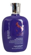 Alfaparf Semi Di Lino Blonde Silver Hair Shampoo Tratamento Desamarelador Cabelos Cinzas Loiros Descoloridos Naturais