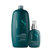 Alfaparf Semi Di Lino Reconstruction Reparative Shampoo 1000ml + Fluido 125ml