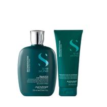 Alfaparf Semi Di Lino Reconstruction Reparative Shampoo 250ml + Condicionador 200ml