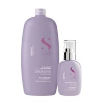 Alfaparf Semi Di Lino Smooth Shampoo 1L Leave In 125ml Alfaparf Semi Di Lino Smooth Shampoo 1L Leave In 125ml