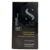 Alfaparf Semi Di Lino - Sublime Óleo capilar condicionante Cristalli Liquidi - The original 50ml