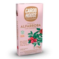 Alfarroba Carob House Sem Lactose Cranberry 75g