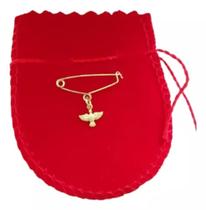 Alfinete Broche Roupa Lapela Pingente Divino Espirito Santo