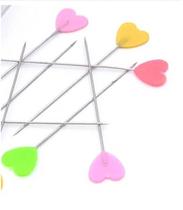 Alfinete Com Cabeça De Coração Para Patchwork pacote com 80 Unidades