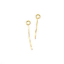 Alfinete Contra Pino Metal Dourado 15mm 100pçs 8g Alfinete Contra Pino Metal Dourado 15mm 100pçs 8g