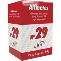 Alfinete Costura N.29 ACO Niquelado 50G. (7890265293414) - KIT