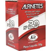 Alfinete Costura N29 AÇO Niquelado 50G
