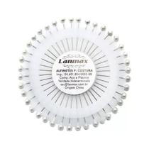 Alfinete de Costura Artesanato Cabeça de Pérolas Brancas em Disco - AC40 - Lanmax