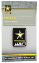 Alfinete de lapela com logotipo de estrela do exército americano Metal Enamel Nerd Block