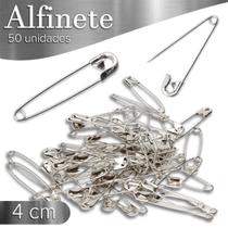 Alfinete De Segurança 04 Prata - Pacote Com 50 Unidades - Nybc Alfinete De Segurança 04 Prata - Pacote Com 50 Unidades - Nybc