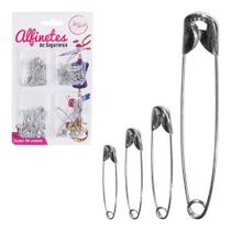 Alfinete De Segurança Costura 100 Peças Em 4 Tamanhos Fralda