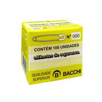 Alfinete De Segurança N.000 20mm CX 100 Und Bacchi