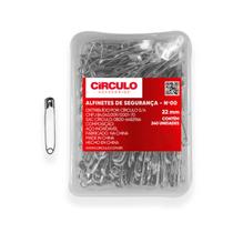 Alfinete de segurança n00 22mm circulo - 240 unidades