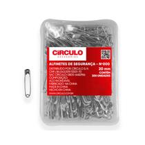 Alfinete de segurança n000 20mm circulo - 300 unidades