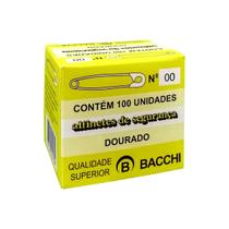 Alfinete De Segurança Nº 00 23mm Dourado CX 100 Und Bacchi Alfinete De Segurança Nº 00 23mm Dourado CX 100 Und Bacchi