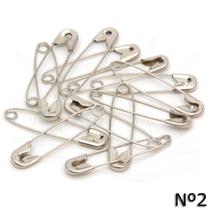 Alfinete de Segurança nº 2 Prata - 72 Unidades Círculo