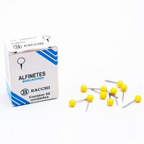 Alfinete Mapa Amarelo Cx.c/50pcs - Bacchi Alfinete Mapa Amarelo Cx.c/50pcs - Bacchi
