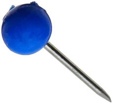 Alfinete Mapa Azul Escuro Cx.C/50Pcs.