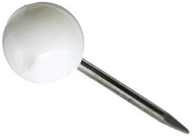 Alfinete Mapa Branco Cx.C/50Pcs.
