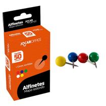 Alfinete Mapa Redondo Cx/50 Und Jocar Office