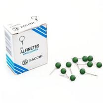 Alfinete Mapa Verde Bacchi - Caixa com 50 Peças, Pacote com 10 Alfinete Mapa Verde Bacchi - Caixa com 50 Peças, Pacote com 10