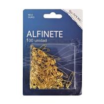 Alfinete n0 ouro 100 unidades - Nybc