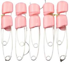 Alfinete Para Fralda Kit Com 10 Alfinetes -ROSAS