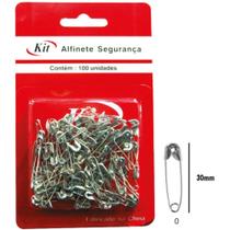 Alfinete Segurança Nº 0 AÇO Niquelado C/ 100 Unidades