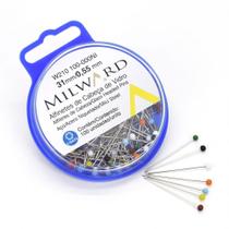 Alfinetes Cabeça de Vidro Corrente - 100 Unidades