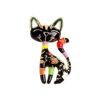 Alfinetes de broche: elegantes alfinetes de blusa esmaltada para gatos para mulheres Alfinetes de broche: elegantes alfinetes de blusa esmaltada para gatos para mulheres