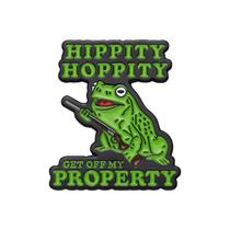 Alfinetes de broche Funny Frog Green Cartoon Animal Alloy 2,5x2,9 cm