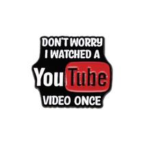 Alfinetes de broche Funny Quote Retangular de Lapela