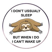 Alfinetes de broche Funny Sloth Cartoon Lapel Pin Badge Alloy 3x3cm