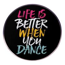 Alfinetes de broche Life Is Better When You Dance Alloy 3x3cm Alfinetes de broche Life Is Better When You Dance Alloy 3x3cm