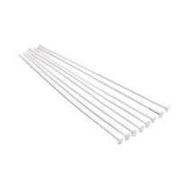 Alfinetes De Cabeça Plana Em Ouro, Cobre E Ródio, 100-200 Peças, Acessórios Para Joias DIY,