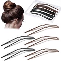Alfinetes de cabelo MTLEE em forma de U Ballet Bobby Pins com caixa de armazenamento Alfinetes de cabelo MTLEE em forma de U Ballet Bobby Pins com caixa de armazenamento